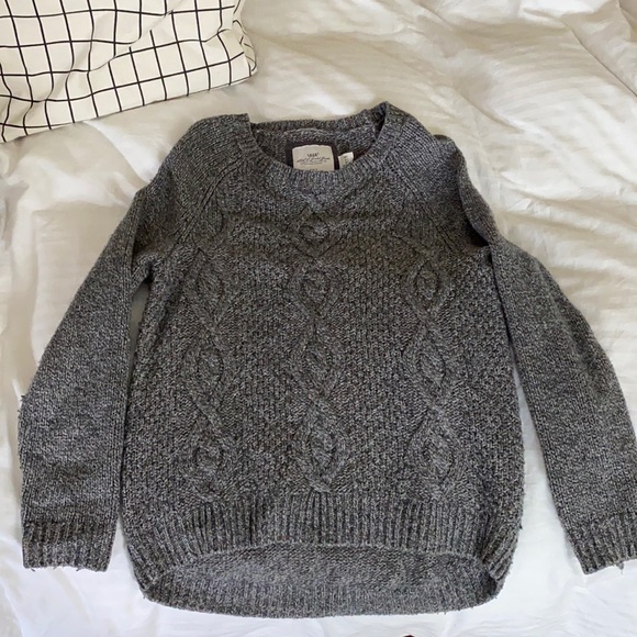 L.O.G.G. Made by H&M Dark Gray Knit Sweater - Picture 1 of 4